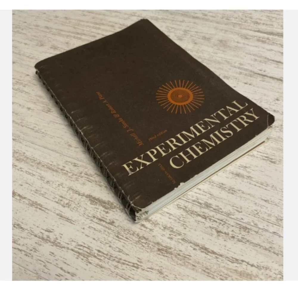 Experimental Chemistry 3rd Ed Sienko Plane 1966 Vintage Spiral Lab Manual